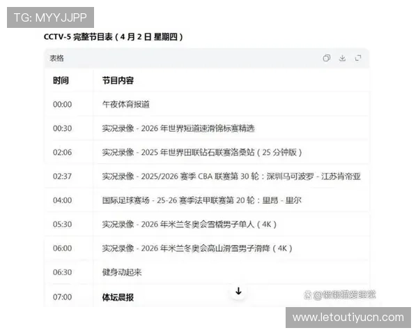 BTV体育休闲频道在线直播最新赛事直播时间表及观看指南